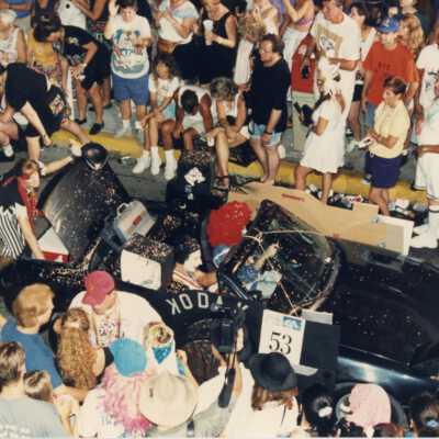 A car in the parade.
