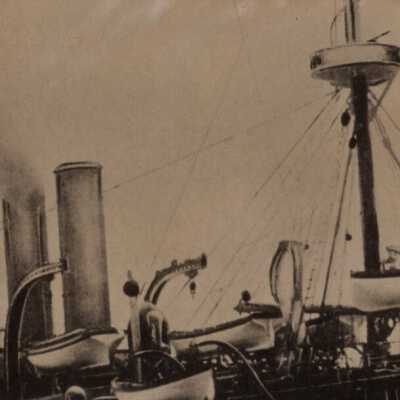 Deck of the U.S.S. MAINE: Copyright: © Key West Art & Historical Society; Origformat: Print-Photographic