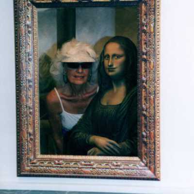 Woman in a Mona Lisa painting: Copyright: © Key West Art & Historical Society; Origformat: Print-Photographic