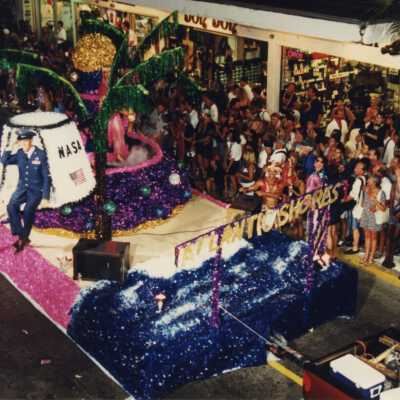 Atlantic Shores float in the parade.