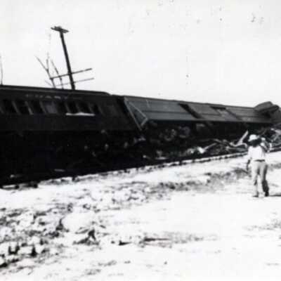 Hurricane-damaged railroad: Copyright: © Key West Art & Historical Society; Origformat: Print-Photographic