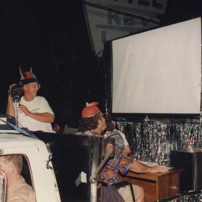 A float in the parade.