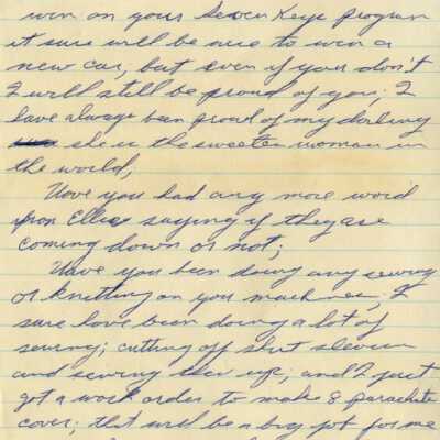 Letter from Naval Air Station Key West during Cuban Missile Crisis: Copyright: © Key West Art & Historical Society