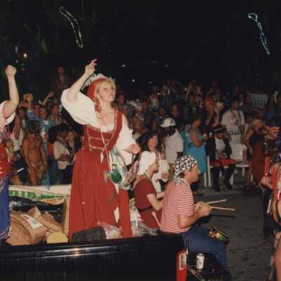 A float in the parade.