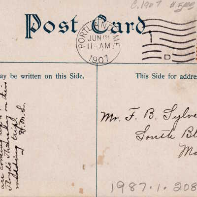 Portland, Me. The "MAINE" and "MISSOURI" off Fort Scammel: © Key West Art & Historical Society