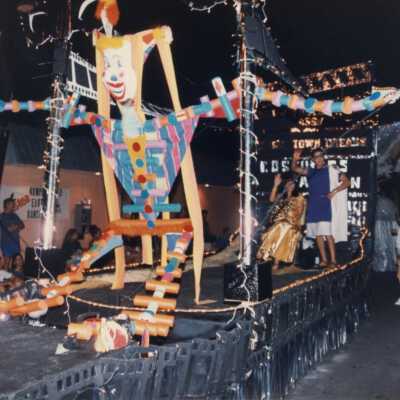 A float in the parade.