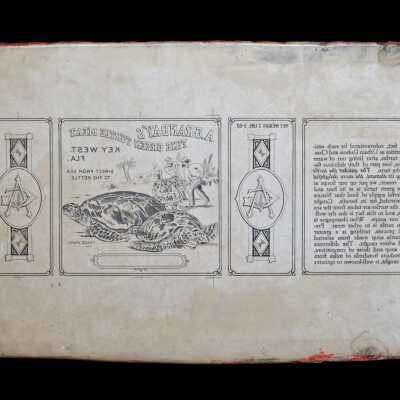 Turtle Meat and Cigar Band Stone Lithograph: © Key West Art & Historical Society