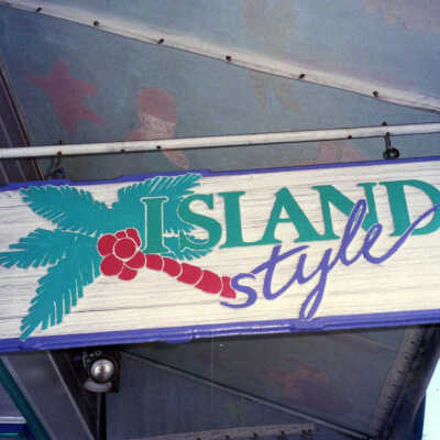 Island Style Sign