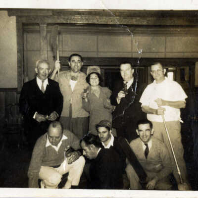 Customers at Pena's Garden of Roses