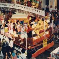 A float in the parade.
