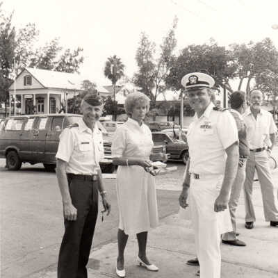Arrival of U.S.S. Pegasus