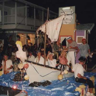 A float in the parade.
