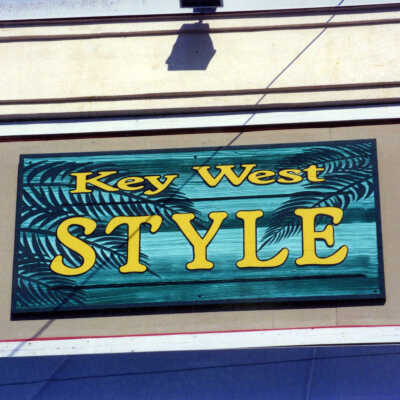 Key West Style Sign