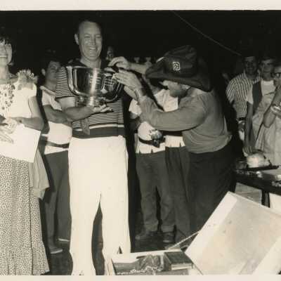 Unknown people at a ceremony