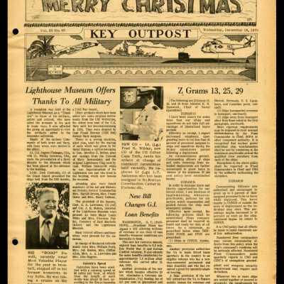 'Key Outpost' Newspaper: Copyright: @ Key West Art & Historical Society; Origformat: Print-Photographic