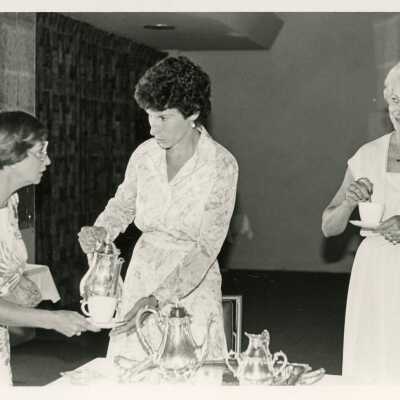 3 Unknown woman drinking tea