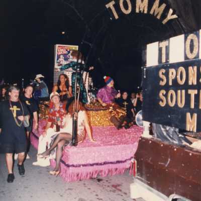 A float in the parade.