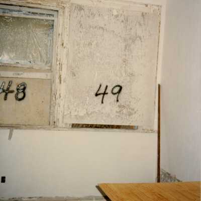 Two windows labeled with the numbers 48 and 49.
