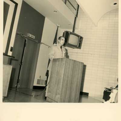 Admiral Elmo Russell Zumwalt Jr. at the United States Naval Academy