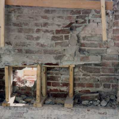 Brick work on the exterior.