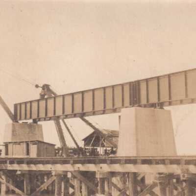 Bahia Honda bridge construction: Copyright: © Key West Art & Historical Society; Origformat: Print-Photographic