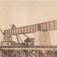          Bahia Honda bridge construction; Copyright: © Key West Art & Historical Society; Origformat: Print-Photographic
   