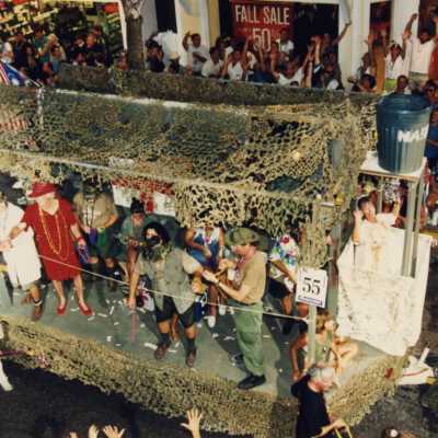 Float number 55 in the parade.