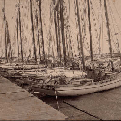 The Sponge Fleet at Dock in Key West