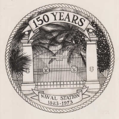 U.S. Naval Station gates in Key West