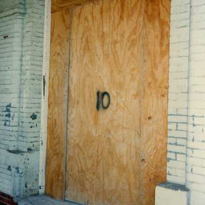 A window labeled number.