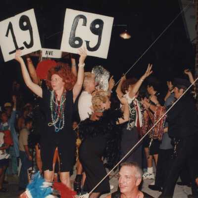 A float in the parade.