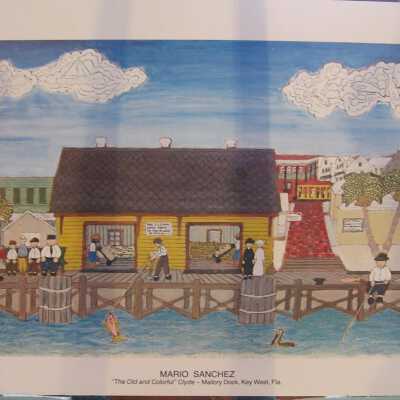 The Old and Colorful Clyde - Mallory Dock, Key West, Fla.