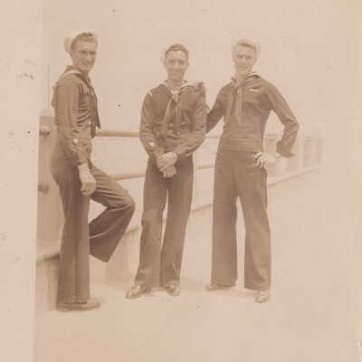 Sailors from the U.S.S. Key West (PF-17)