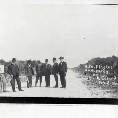 Henry M. Flagler and Party on Stock Island