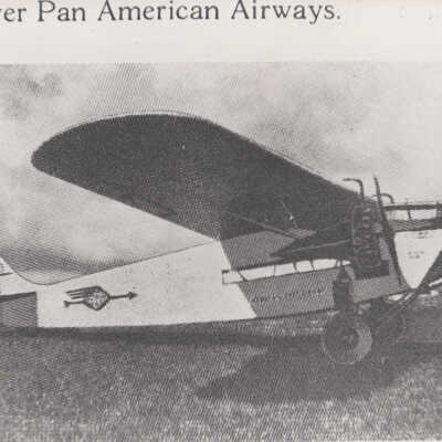 Original Pan American Plane