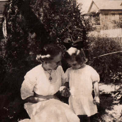 Unknown mother and child