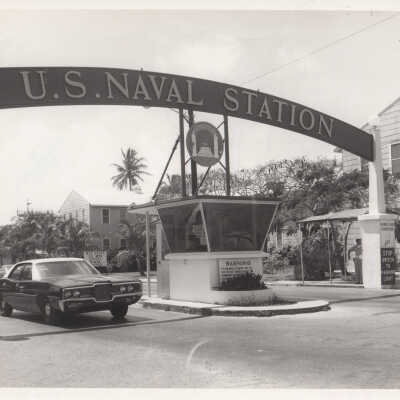 Entrance to Naval Station Key West