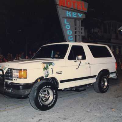 Float number 1 in the parade.