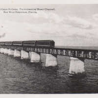 Florida East Coast Railway Train Crossing Moser Channel