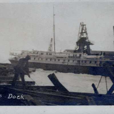 Steamship at Taylor’s Dock
