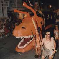 A float in the parade.