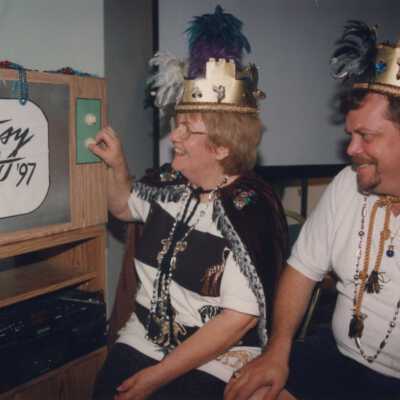 FF queen Peggy Fields and Unknown king.