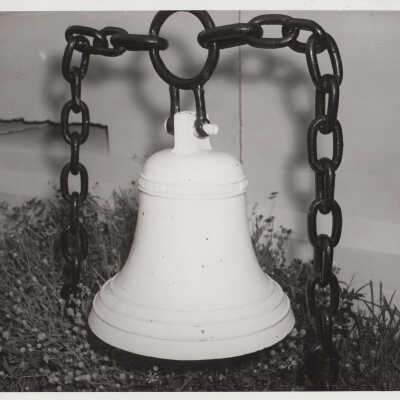 Bell of USS SAN JACINTO in the Lighthouse Museum