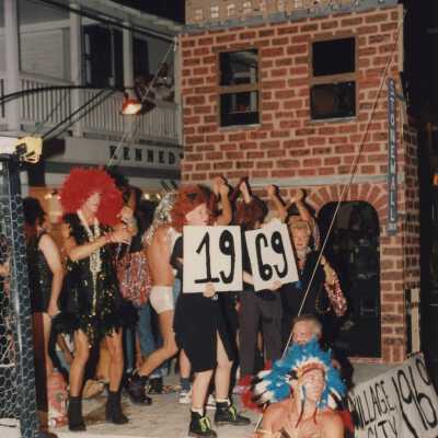 A float in the parade.