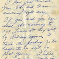 Letter Written by Mario Sanchez to Charles and Barbara Martin