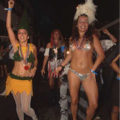 Unknown woman dressed up.