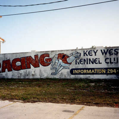 Key West Dog Track Sign