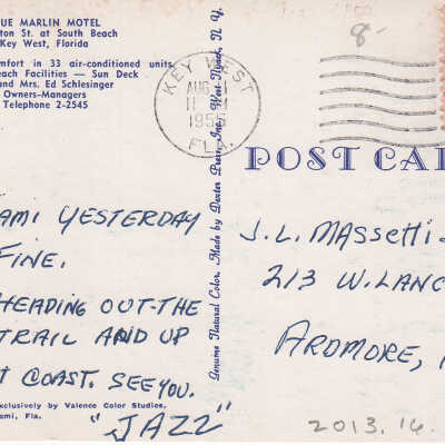 Blue Marlin Motel: © Key West Art & Historical Society