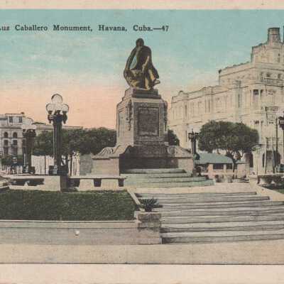Luz Caballero Monument, Havana, Cuba