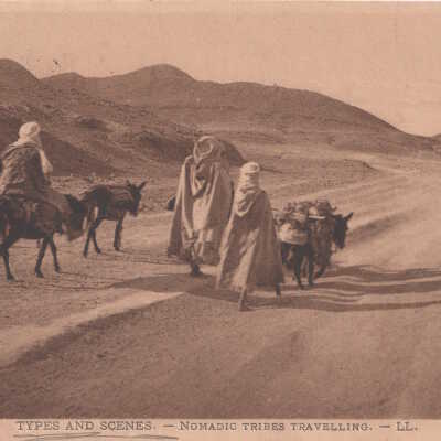 Nomadic Tribes Travelling. Cairo, Egypt